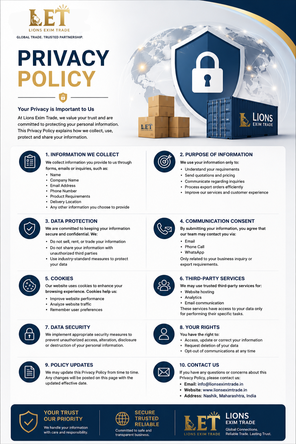 LET Privacy Policy