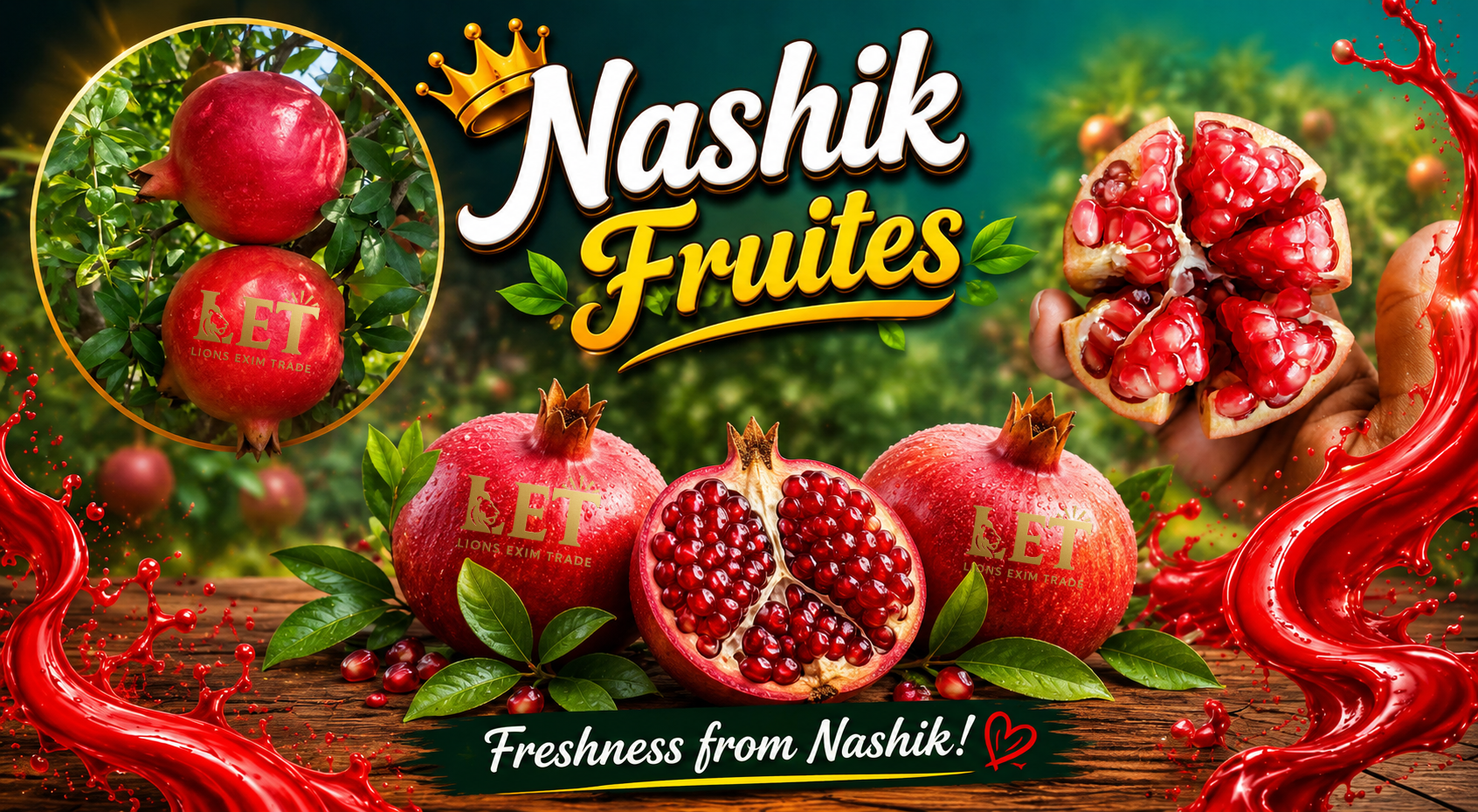 pomegranate from let nashik